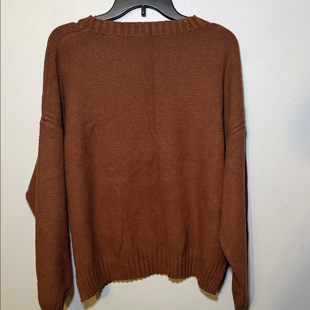 NWOT Women's Brown Sweater Set - Picture 4 of 6